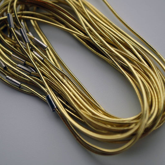 Goudkleurige elastieken voor menukaarten (set van 10 stuks)