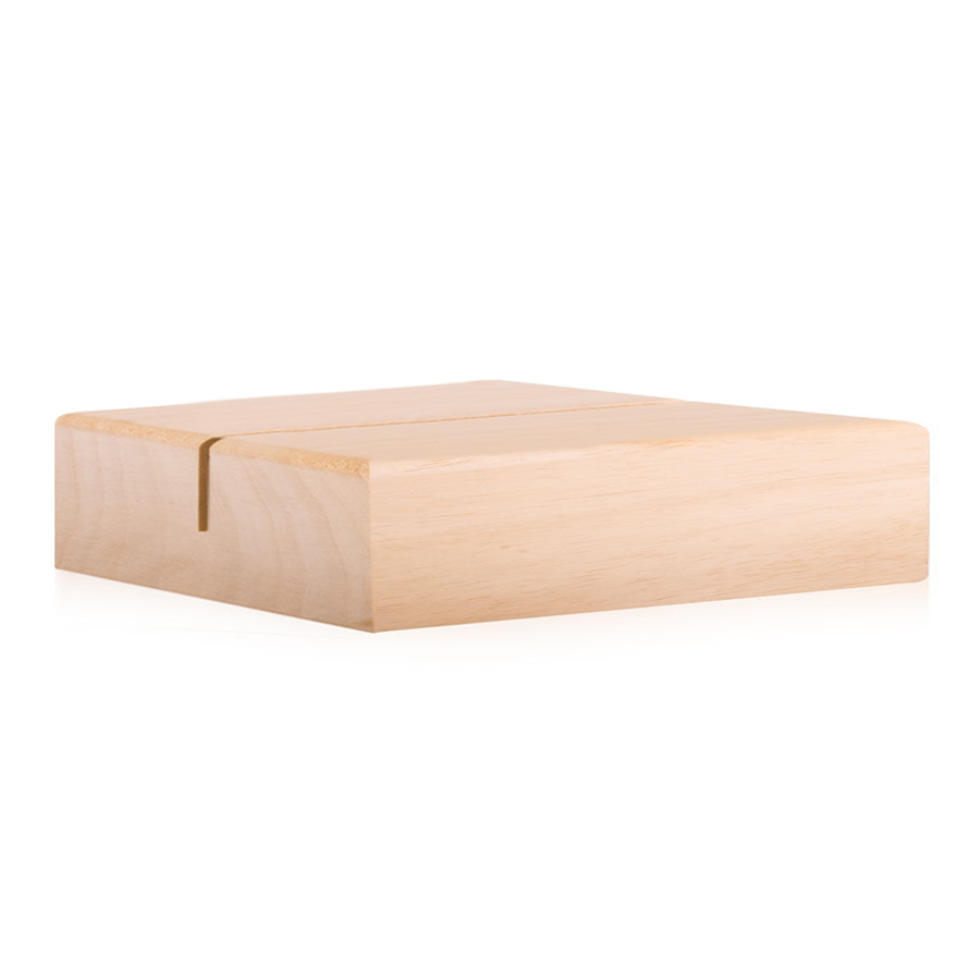 Houten menustandaard Plat