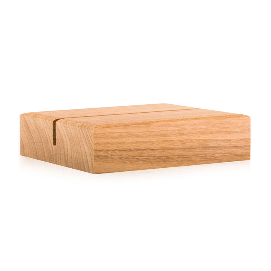 Houten menustandaard Plat