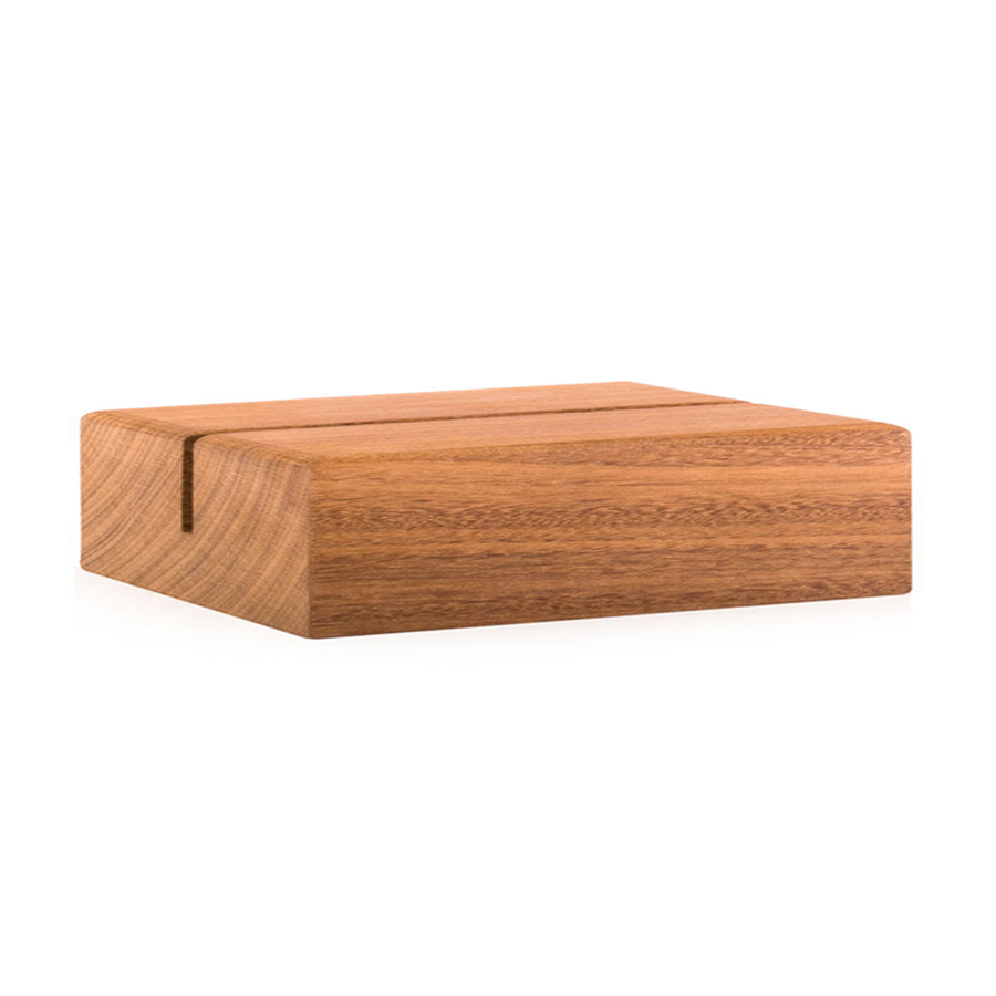 Houten menustandaard Plat