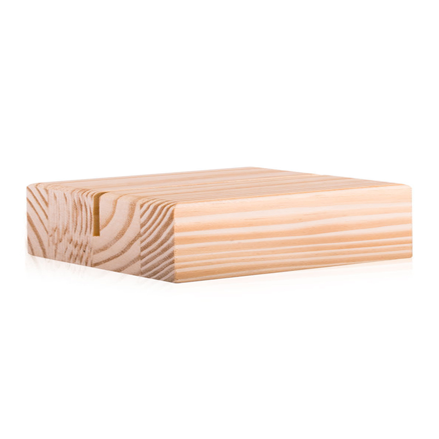 Houten menustandaard Plat