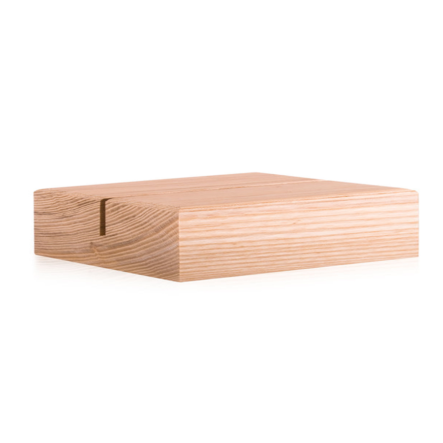 Houten menustandaard Plat
