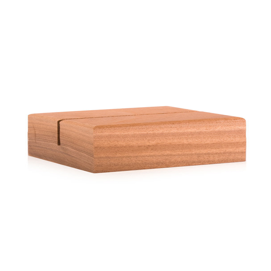Houten menustandaard Plat