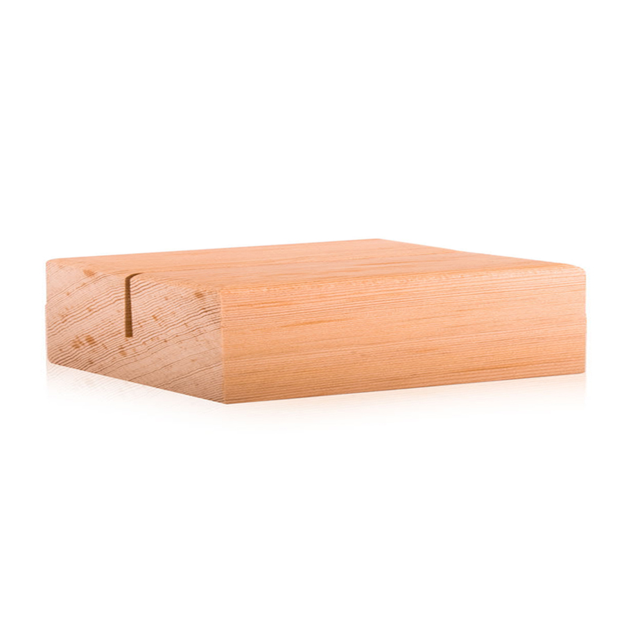 Houten menustandaard Plat