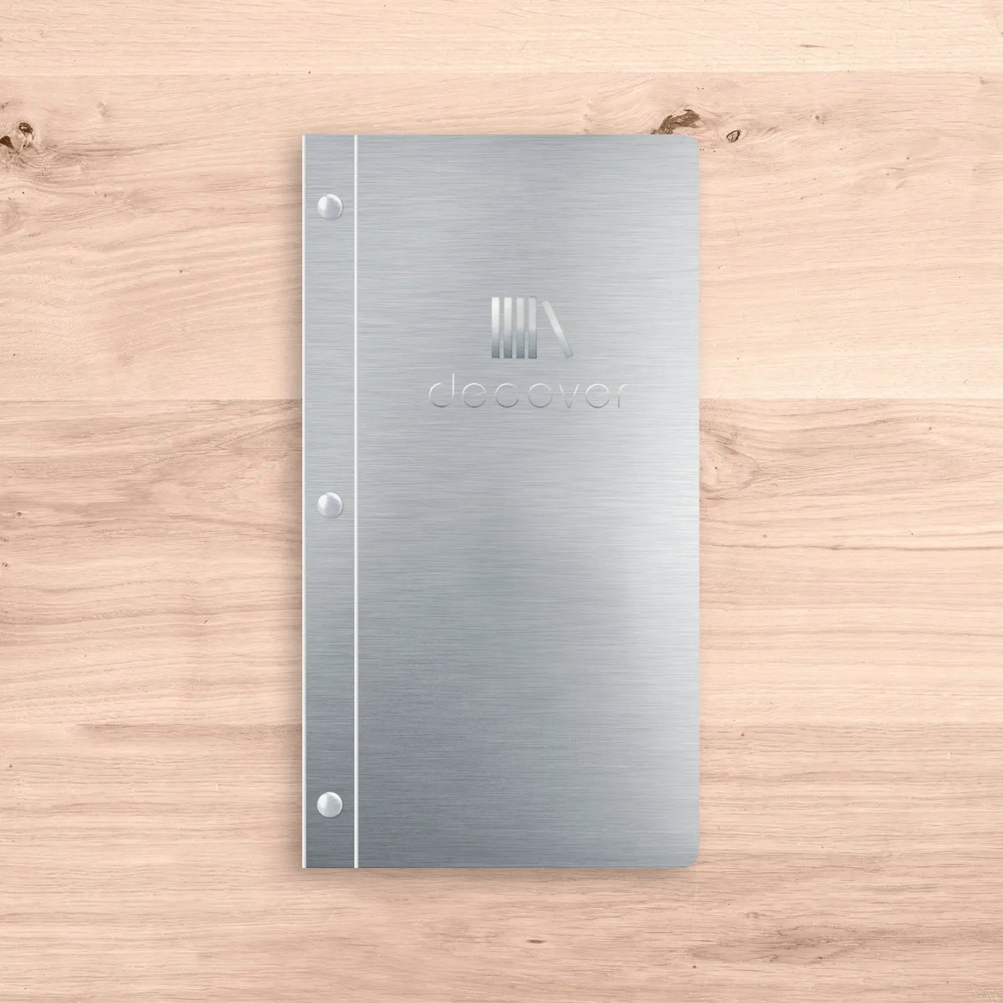 Metalen menukaart boekschroef X-Long