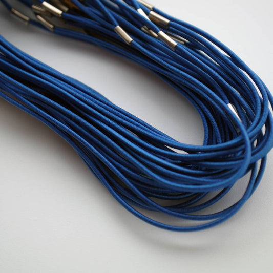 Blauwe elastieken voor menukaarten (set van 10 stuks)