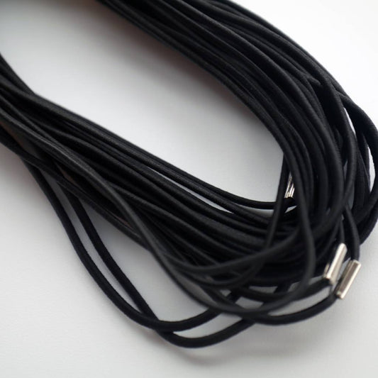 Elastiek voor menukaarten, zwart, klein (set van 10 stuks)