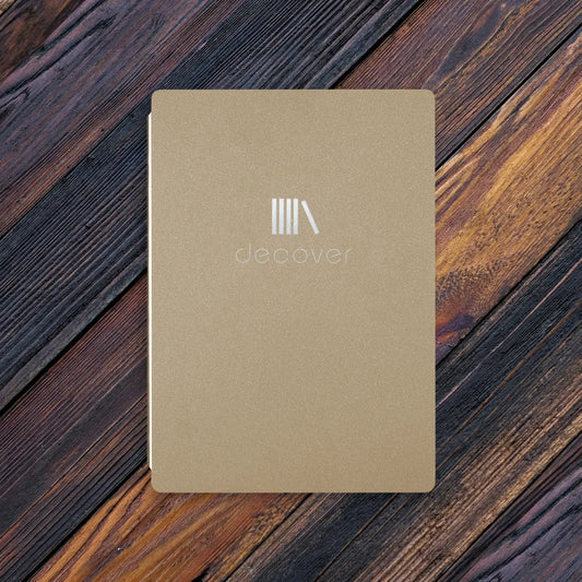 Gecoate menukaart elastiek A4 staand