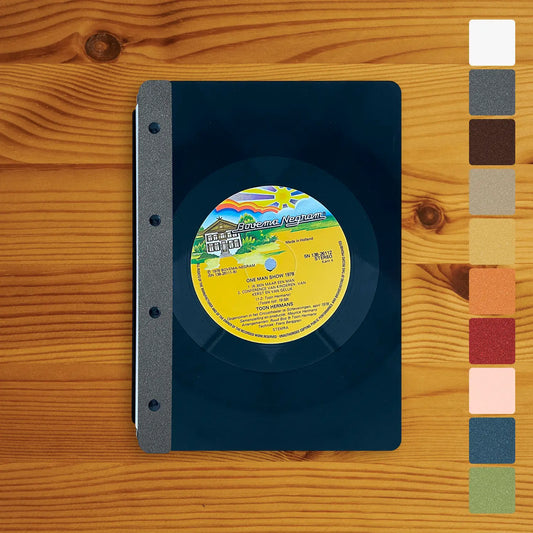 Vinyl menukaart (rug gecoat) A5 staand