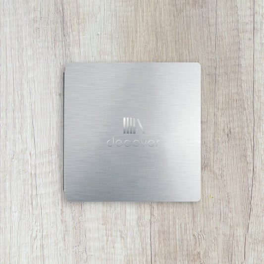 Metalen menukaart elastiek carre