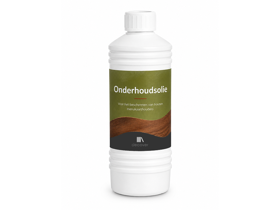 Onderhoudsolie voor menustandaarden van hout